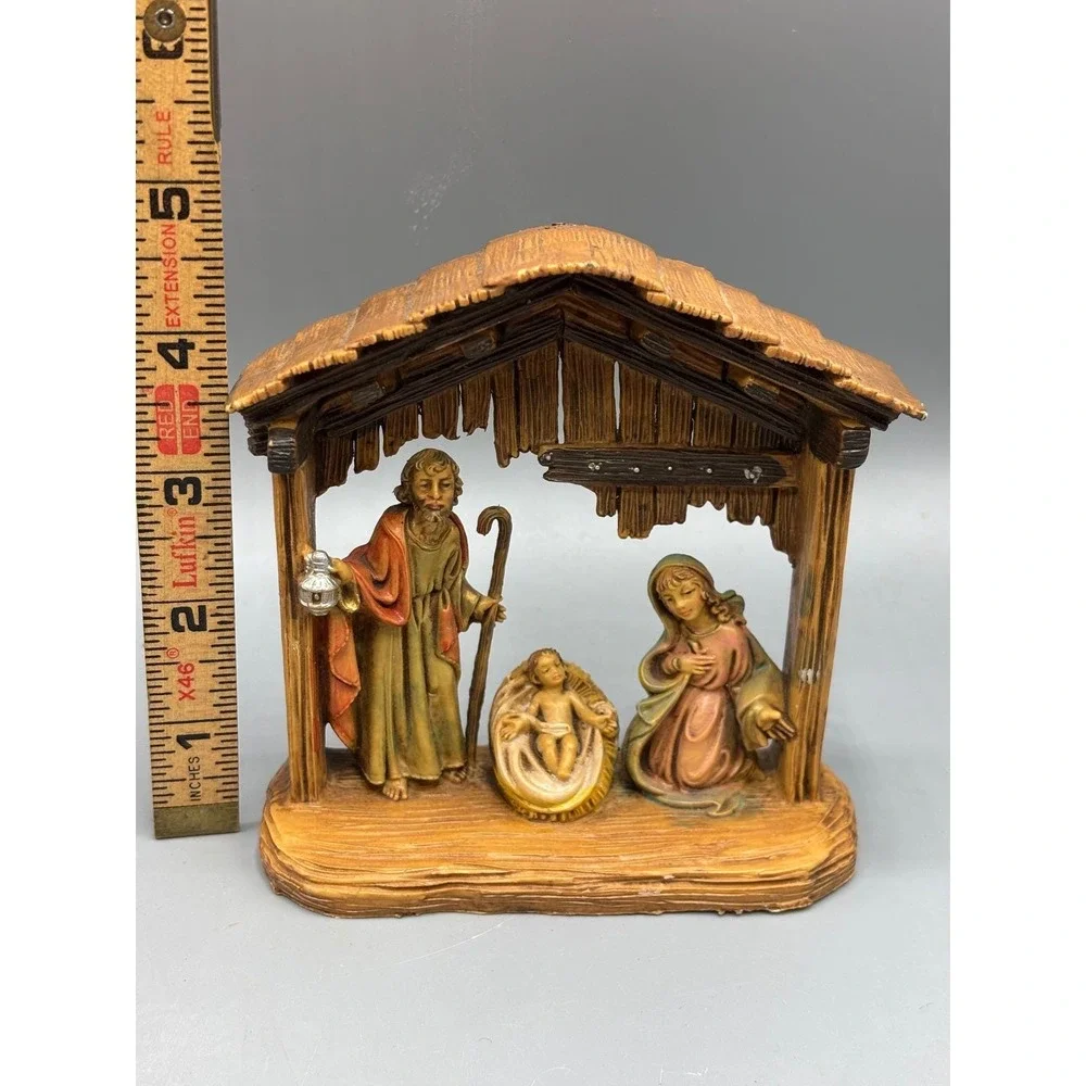 Vintage Nativity Scene Figurine Made In Italy Holiday‎ Christmas Religious Decor